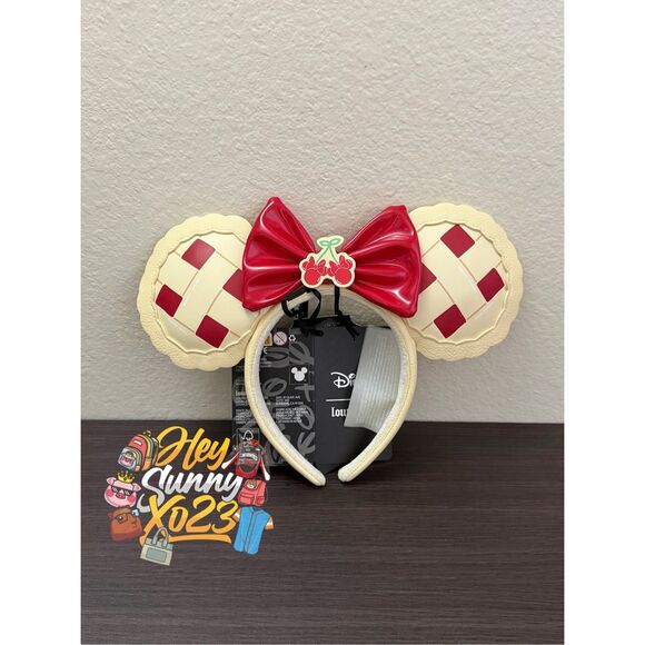 Loungefly Disney Minnie Mouse Cherry Pie Ears Headband